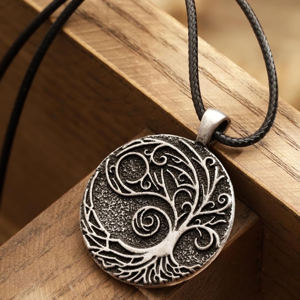 Silver Tree of Life Pendant Necklace